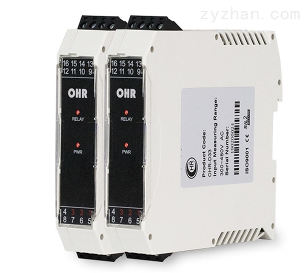 虹潤D33三相相序監(jiān)控繼電器