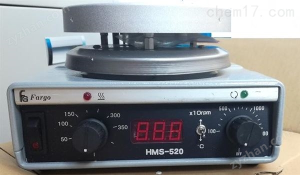 進口數(shù)顯恒溫加熱磁力攪拌器HMS-520圖片